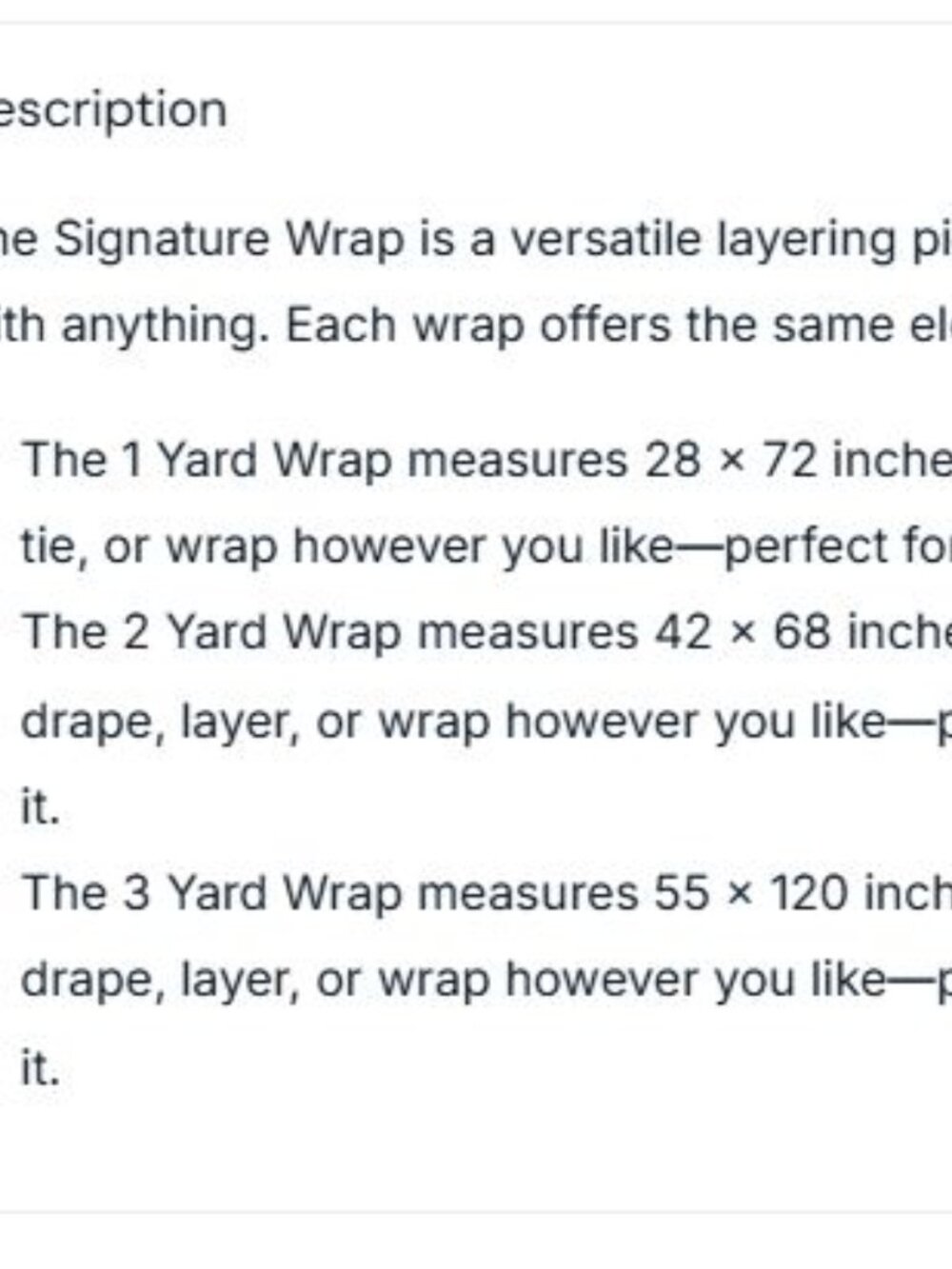 Bleusalt Light Blue Wrap - Picture 9 of 9